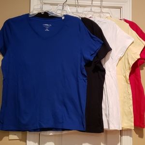 5 Croft and Barrow classic XL womens tshirts